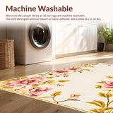 Chic Pastel Botanical Motifs(Ivory)