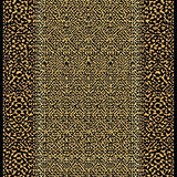 Ultra Soft Area Rug, Non Slip, Stain Resistant, Washable Area Rugs for Living Room, Bedroom, Trendy Textured Brown Print(Gold)