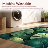 Vibrant Nature Inspired Floor Art(Green)