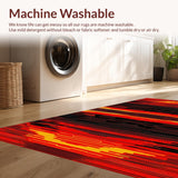 Eye Catching Abstract Volcanic Motif(Red)