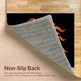 Contemporary Flame Accent Decor(Black)