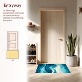 Elegant Abstract Water(Blue)