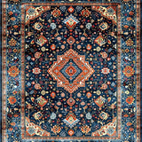 Luxurious Abstract Colorful Motif(Blue)