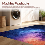 Ultra Soft Area Rug, Non Slip, Stain Resistant, Washable Area Rugs for Living Room, Bedroom, Ethereal Skyward Color Symphony(Blue)