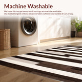 Ultra Soft Area Rug, Non Slip, Stain Resistant, Washable Area Rugs for Living Room, Bedroom, Vibrant Eclectic Animal Texture(Brown)