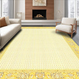 Ultra Soft Area Rug, Non Slip, Stain Resistant, Washable Area Rugs for Living Room, Bedroom, Beige Yellow for(Yellow)