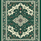 Vintage Floral Tiled Design(Green)