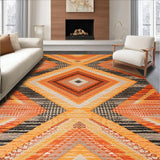 Modern Orange Lattice Aesthetic(Orange)