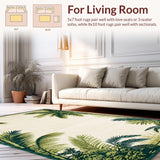 Chic Circular Greenery Motif(Beige)