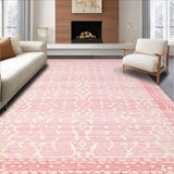 Inviting Warm Pink Shapes(Pink)