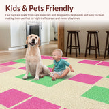 Gentle Pink Trellis Playful Concept(Beige)