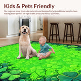 Inviting Natural Elements Floor Accent(Green)