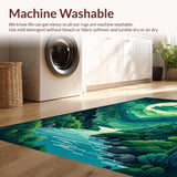Playful Cartoonish Space Theme Decor(Green)
