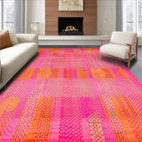 Colorful Modernist Textured(Pink)