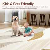 Contemporary Elegant Flowing Shapes(Beige)