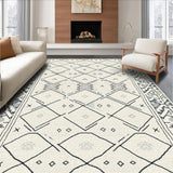 Elegant Geometric Grey Tones(Beige)