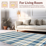 Coastal Chic Plaid Aesthetic(Beige)