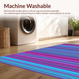 Artistic Striped Amorphous Design(Blue)