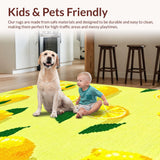 Classic Farmhouse Lemon Patterned Style(Yellow)