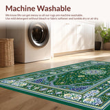 Luxurious Textured Medallion Style(Green)
