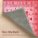 Elegant Festive Heart Arrangement(Red)