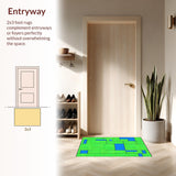 Playful Children Urban Journey Mat(Green)