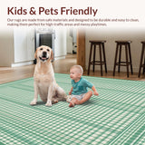 Elegant Sage Green Diamond Motif(Green)