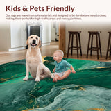 Elegant Glittering Geometric Composition(Green)