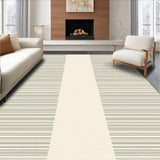 Artistic Hand Woven Striped Vision(Beige)