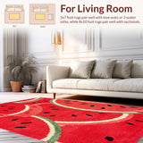Fresh Greenery Accented Tapestry(Red)