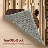 Ultra Soft Area Rug, Non Slip, Stain Resistant, Washable Area Rugs for Living Room, Bedroom, Contemporary Cozy Faux Fur Style(Brown)