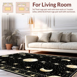 Ethereal Moonlit Geometric Allure(Black)