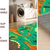 Dynamic Nature Inspired Dino Motif(Green)