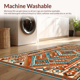 Lively Tribal Tiled Decoration(Red)