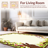 Colorful Flower Blossom Design(Ivory)