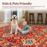 Eclectic Geometric Color Burst(Red)