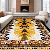 Ultra Soft Area Rug, Non Slip, Stain Resistant, Washable Area Rugs for Living Room, Bedroom, Vintage Wild Animal Motif(Yellow)