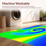 Dynamic Colorful Spiral Illusion(Blue)