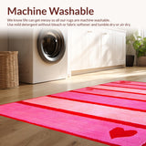 Joyful Cheerful Bath Mat Expression(Pink)