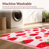 Funky Vintage Strawberry Artwork(Red)