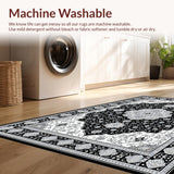 Chic Distressed Geometric Arrangement(Black)