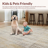 Indoor Floor in Neutral Beige with Unique Distressed Texture(Beige)