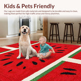 Refreshing Round Watermelon Motif(Red)