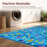 Striking Colorful Symmetrical Design(Blue)