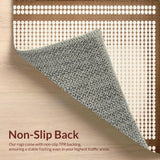 Ultra Soft Area Rug, Non Slip, Stain Resistant, Washable Area Rugs for Living Room, Bedroom, Brown Beige Contemporary(Beige)