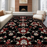 Dramatic Black and Burgundy Design(Black)