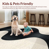 Ultra Soft Area Rug, Non Slip, Stain Resistant, Washable Area Rugs for Living Room, Bedroom, Modern Boho Entryway Pet-Friendly Geometric Area Rug(Beige)