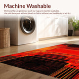 Dynamic Lava Thematic Artwork(Red)