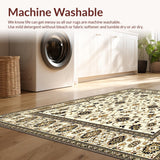 Ultra Soft Area Rug, Non Slip, Stain Resistant, Washable Area Rugs for Living Room, Bedroom, Tan Fluffy Area(Beige)