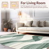 Chic Cream Sage Abstract Motif(Gray)